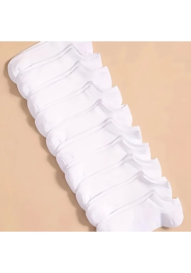 Düz Bilek Çorap Seti 40 Çift Çok Renkli