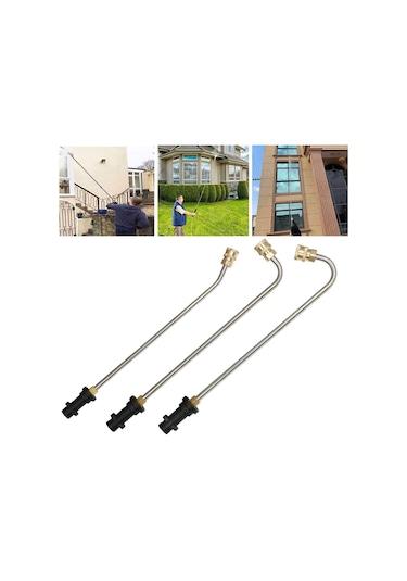 Springsun Karcher K2-k7 İçin 4000psı Çelik Uzatma Kolu, 30 Derece Açılımlı Yüksek Basınç Yıkama Makinesi Aksesuarı