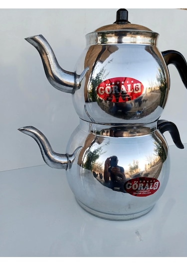 Aluminyum Tombik Çaydanlık Çok Renkli