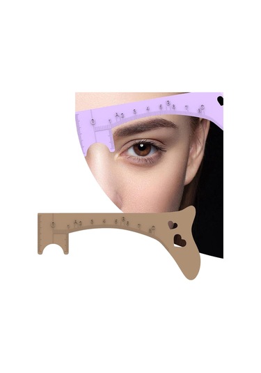 Dolıty Tanımlanmış Kaş Için Eyeliner Şablonu Kahverengi Kahverengi