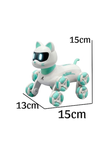 Neocat Robot Kedi Yeşil Karışık