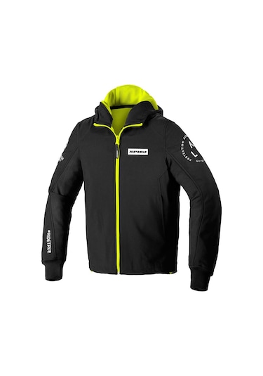 Spıdı Hoodıe Armor Evo Tekstil Ceket Siyah - Sarı