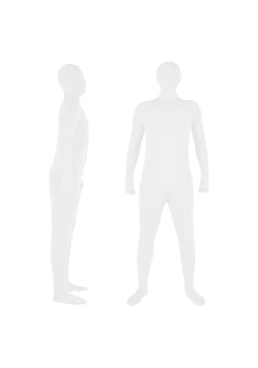 Lemestar Beyaz Klorlu Tek Parça Fotoğraf Stüdyosu Kumaş Kıyafeti, 160cm, Kırpma İçin Uygun Giyim