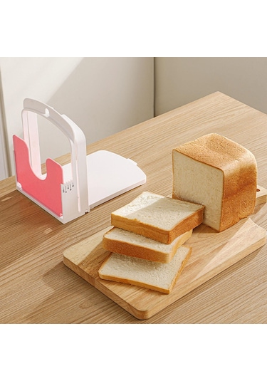 Suntek Tost Ekmek Dilimleyici Mutfak Pişirme Aracı Beyaz Pembe Diğer