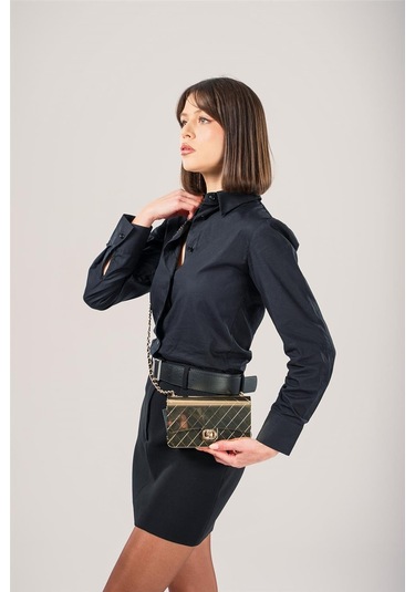 Ççs Kadın 17773 Omuz Askılı El Çantası Altın