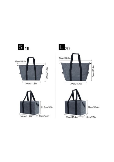 Novahub Katlanabilir Soğutucu Çanta - Siyah, 11l Kapasite - Çok Renkli Seçenekler Çok Renkli