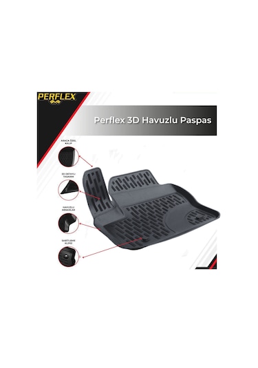 3d Paspas Siyah Ford Kuga 2008-2013
