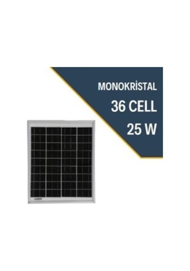 Uretech 25 W Monokristal Güneş Paneli 20 W A Grade Solar Panel 12V