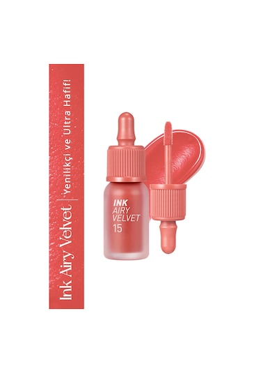 Peripera Ink Airy Velvet Ruj 15 Soft Coral
