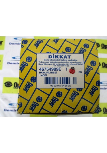 46754989E Hava Filtresi 1,9D/1,9 Jtd.Doblo OPAR