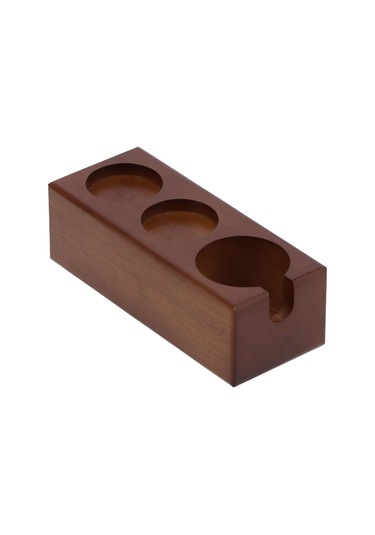 3 Gözlü Ahşap Tamper Standı - Yongtao A