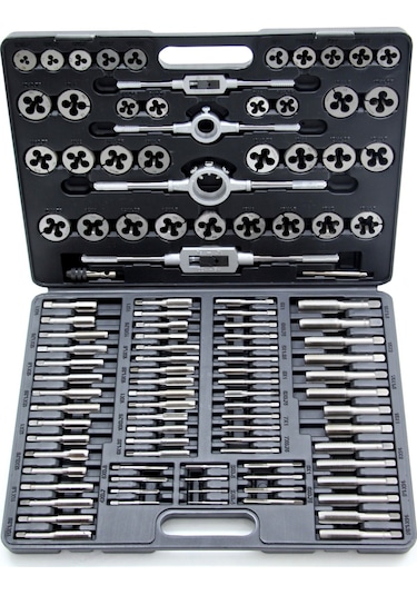 Worldforce 110 Parça Pafta Kılavuz Seti S2 Çelik Profesyonel N11.1031