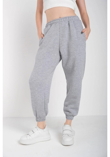 Oversize Unisex Eşofman Gri