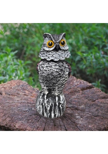 Pazly Suntek Stil-b İçin Dekoratif Baykuş Figürinleri - Balkon Ve Bahçe Süsü