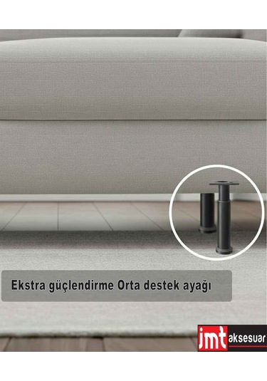 5 23 Cm Ayarlanabilir Siyah Destek Ayağı Mobilya Kanepe Baza Koltuk Dolap Ayağı Siyah