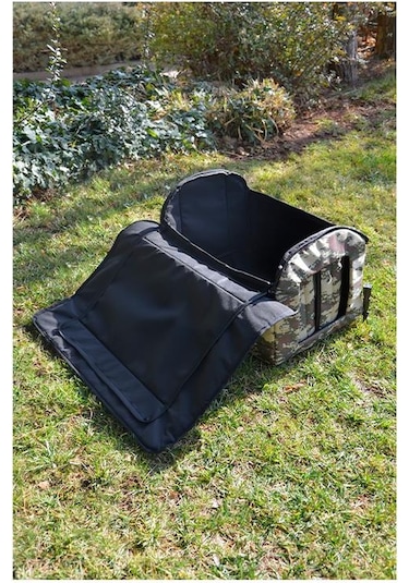 Yuga Kamuflaj Desen Kedi Evi Isı ve Yağmur Korumalı