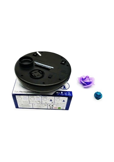 2 In 1 Şarj Edilebilir Zemin Süpürme Robotu Toz Toplayıcı Akıllı Otomatik İndüksiyon Zemin Süpürme Robotu Elektrikli Süpürge Siyah