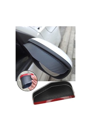 Volvo 569 Carbon Ayna Koruyucu + F1 Kulakçık (554047971)