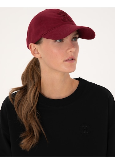 Pierre Cardin Kadın Vişne Şapka 50317686-vr223 Vişne