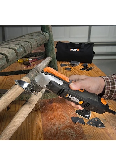 Worx WX686 250W Profesyonel Devir Ayarlı Kesme Raspalama ve Zımpara + 19 Adet Aksesuar