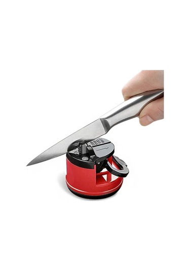 Mutfak Bıçak Tasarrufu Aleti: Tungsten Çelik Ucu İle Kolay Ve Güvenli Keskinleştirme, Kaymaz Süngerli Abs+metal Tasarım