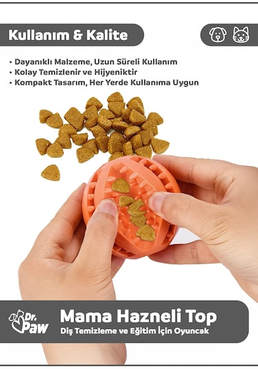 Dr. Paw Mama Hazneli Köpek Oyun Topu