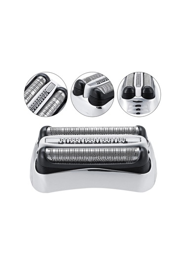 Yifomall 32s Elektrikli Tıraş Makinesi Yedek Parçası Tıraş Folyosu Kaset Başlıkları Braun Series 3 İçin Yedek