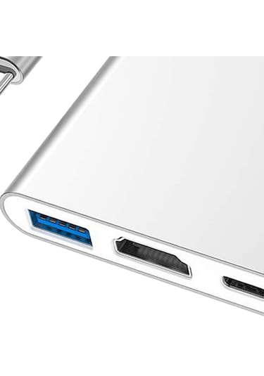 Suntek Tip C - Hdmı Kablosu Dönüştürücü Dizüstü Gümüş