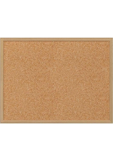 Panda Mantar Pano Ahşap Çerçeveli 45x60 Cm Lüks Mantar Pano