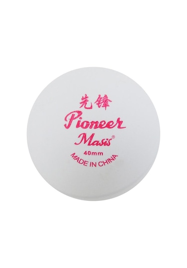 Masis Pin Pon Topu Pioneer 40 MM Beyaz - (12 ADET)