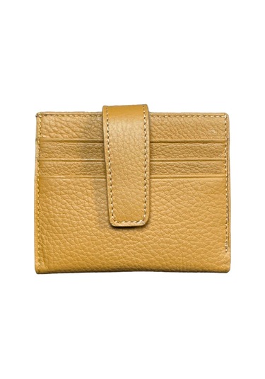 Monte Lui Mnt206 Deri Cüzdan Kartlık Hardal