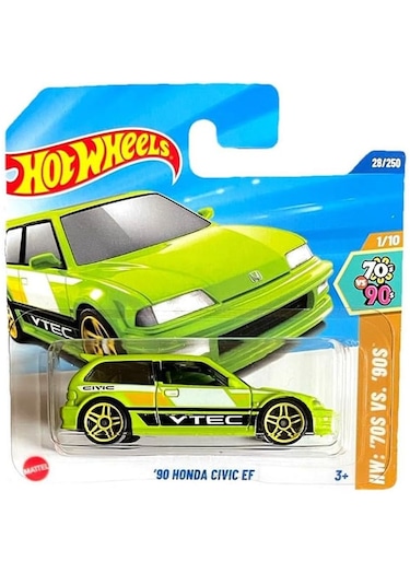 Hot Wheels '90 Honda Civic Yeşil