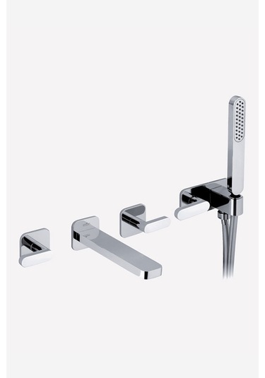 İtalyan Webert Living El Duşlu Ankastre Banyo Bataryası Krom