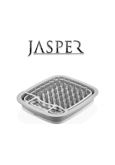 Jasper Jpr-00109 Açık Gri 9 Lt Katlanabilir Su Tahliyeli Çok Amaç Gri