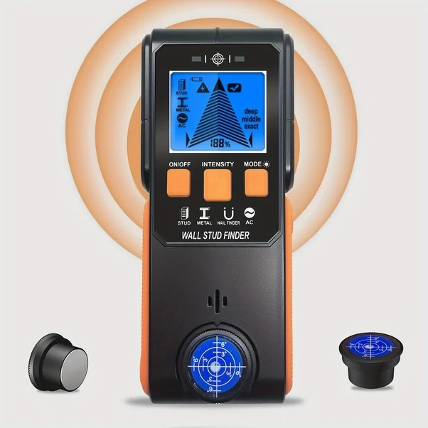 Willowhaven Siyah 6 Lı 1 Arada Dedektör Metal Ahşap Kablo Bulucu Duvar Tarayıcı