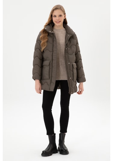 U.s. Polo Assn. Kadın Vizon Kaban 50312018-vr052 Vizon