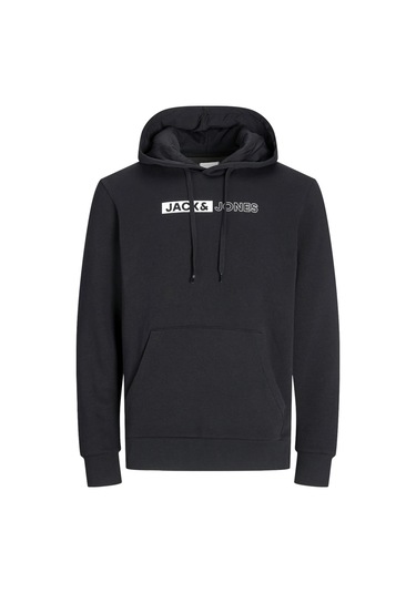 Jack & Jones 12233599 Erkek  Siyah Sweatshirt