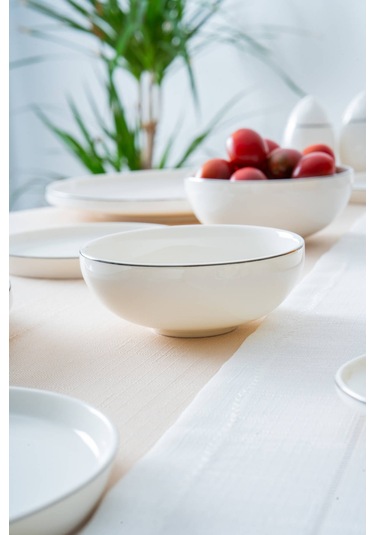 Lorelei Silver 6 Kişilik 23 Parça Kahvaltı Takımı Beyaz