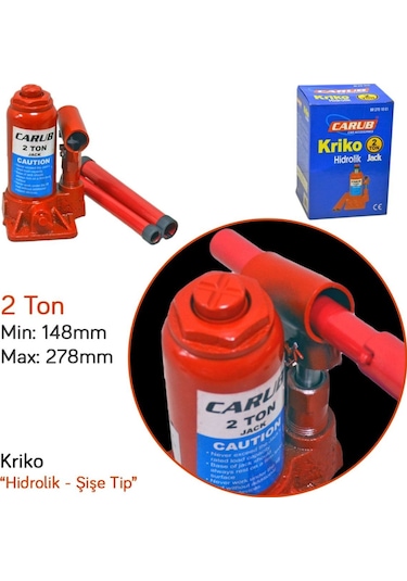 Carub Hidrolik Kriko 2 Ton Ce Belgeli Br2701001