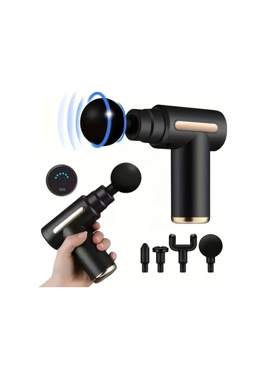 Fochsia Portatif Masaj Tabancası Abs Kas Masaj Aleti Sku123 Aile Kız Ve Erkek Çocukları İçin Hediyelik Noel Şükran Günü Altın