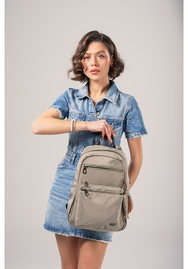 Ççs Kadın Sırt Çantası Ccs17751 Bej Bej
