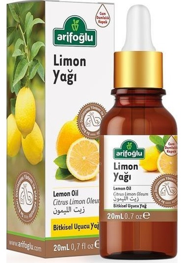 Arifoğlu Limon Yağı + Kekik Yağı + Okaliptus Yağı 3 x 20 ML