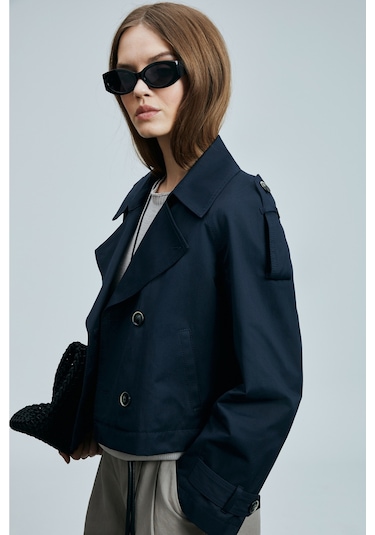 Lufian Carla Kadın Dış Giyim Lacivert Lacivert 121120009100200 Lacivert