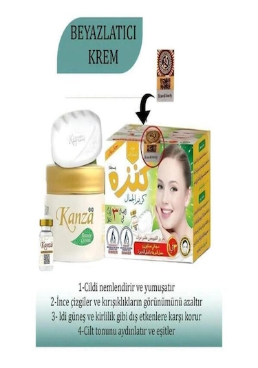 Kanza Beauty Cilt Beyazlatıcı Kem 30 G