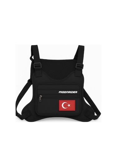 Motosiklet Göğüs Çantası Yelek Tipi Geniş Hacimli Çanta