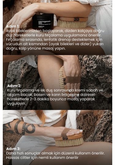 Cosmogenesis Labs Selülit Karşıtı ve Cilt Sıkılaştırıcı Temel Bakım Seti Vegan