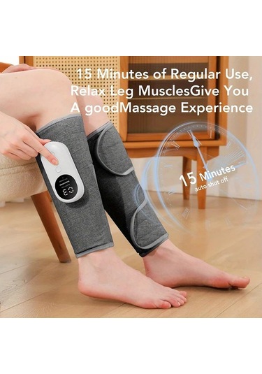 Dashanshop 1pc Kablosuz Elektrikli Bacak Masaj Aleti Şarj Edilebilir Hava Kompresyonlu Baldır Ayak Kas Gevşetme Hediye Noël Anneler Günü Babalar Günü Usb Şarj 36v Altı Altın