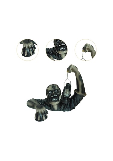 Homyl Sürünen Zombi Cadılar Bayramı Dekorasyonu Bahçe Çok Renkli