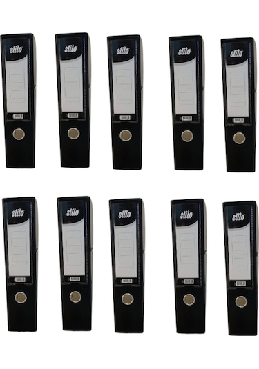 Stilo Klasör Geniş Siyah 10 Adet