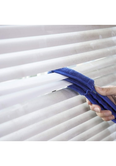 Pencere Perdesi Temizleyici Toz Alma Fırçası 5 Mikrofiber Kılıflı